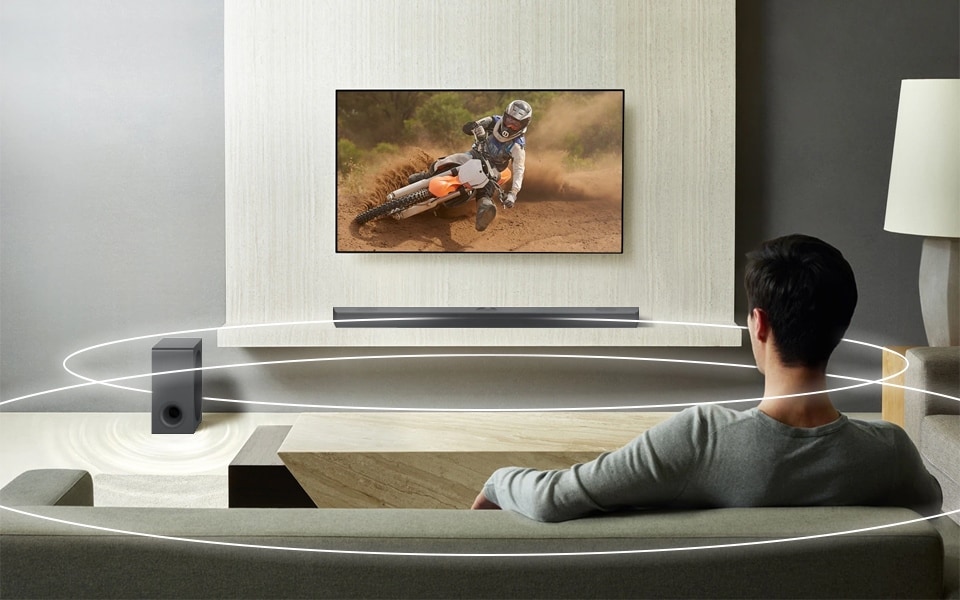DS95QR soundbar for LG TVs with Dolby Atmos
