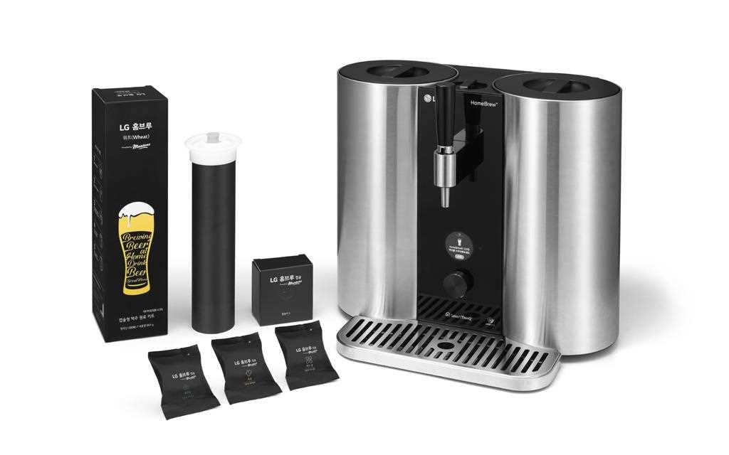When the Homebrew is officially available, you will be able to purchase a complete ingredient set - including pods much like an espresso machine | More at LG MAGAZINE
