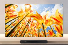 Image of TV showing 4K resolution