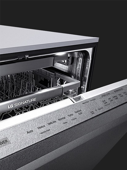 control part of LG SIGNATURE Dishwasher