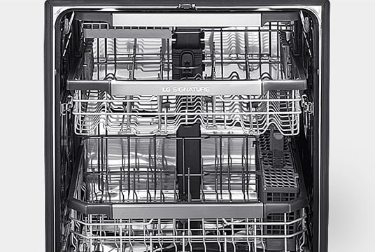 LG SIGNATURE Dishwasher wash zone containing stainless still rack	