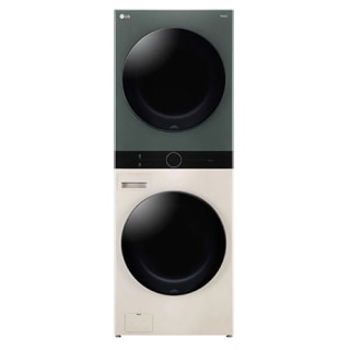 13/10kg WashTower™ Smart Washer Dryer in Green and Beige Color