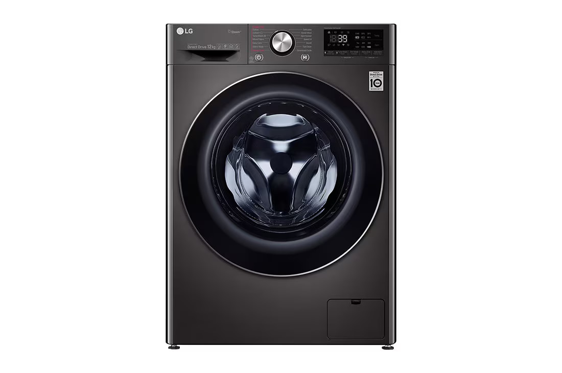 LG Machine a laver a chargement frontal l Lavante sechante l 12/8 KG l AIDD l TurboWash 360 l ThinQ