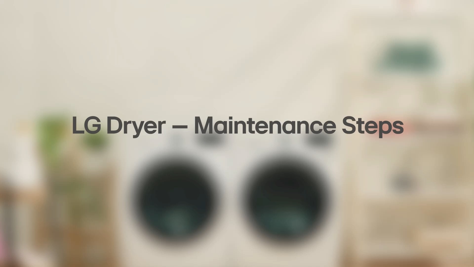 Dryer Care Service