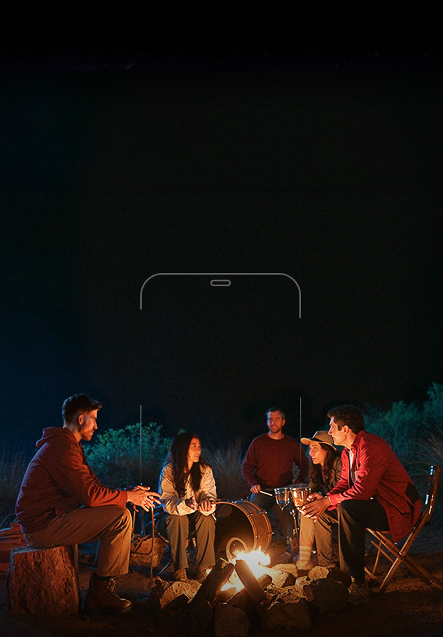 People enjoying camping with smiles, embracing the power of optimism.