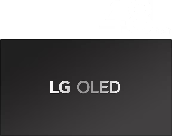 LG OLED'in her boyutu, en küçüğünden en büyüğüne kadar ekran boyutunda görünür.