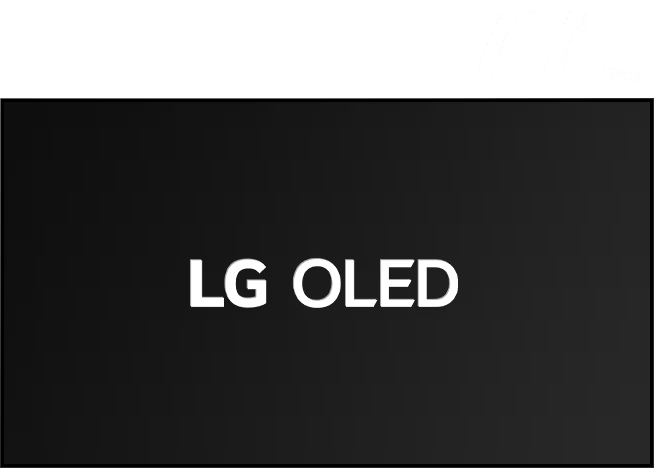 LG OLED'in her boyutu, en küçüğünden en büyüğüne kadar ekran boyutunda görünür.