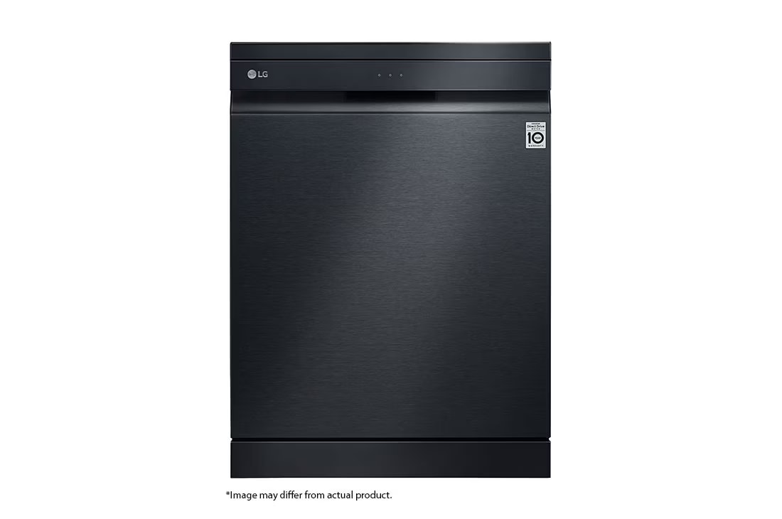 14 Place QuadWash™ Dishwasher with TrueSteam™ in Matte Black Finish