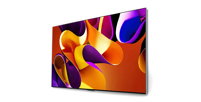 Vista frontal del OLED de LG