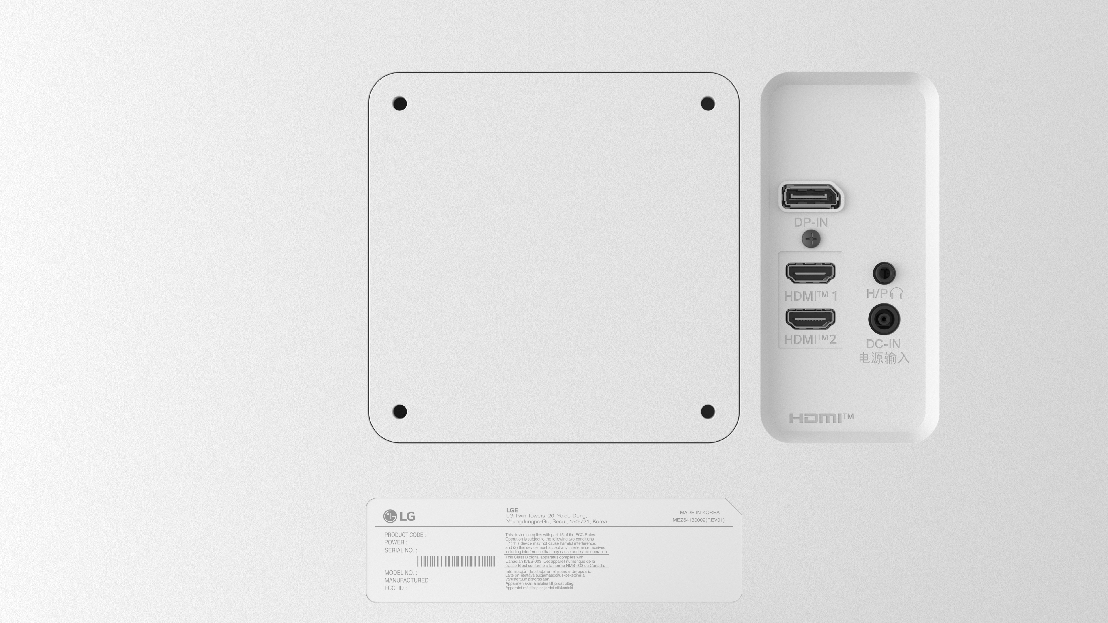 LG 27" LG UHD IPS monitor, 27US500-W