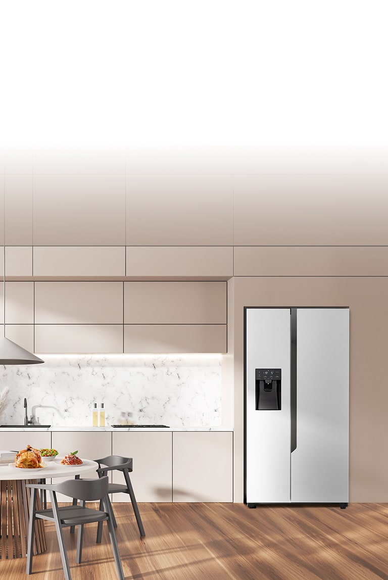 Interior image showing refrigerator