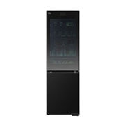 LG InstaView® Kühl-Gefrierkombination (C, 349L, 186 cm hoch) mit 4,3 Zoll Touch LCD Display | GBG7190CEV, GBG7190CEV