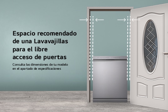 Dimensiones lavavajilla