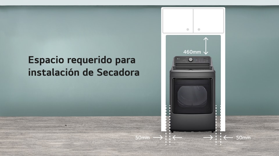 Dimensiones secadora