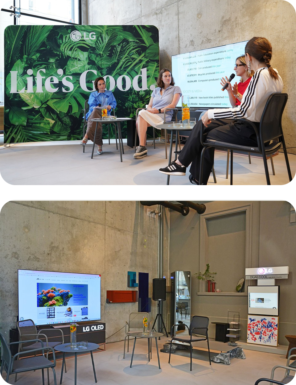 LG Electronics corporate social responsibility LG Poland and Wise Habit organise ESG educational event at Wise habit store World Environment Day 2024