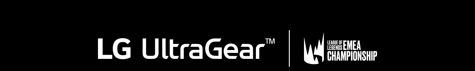 LG UltraGear™, League of Legends EMEA Championship Logo.