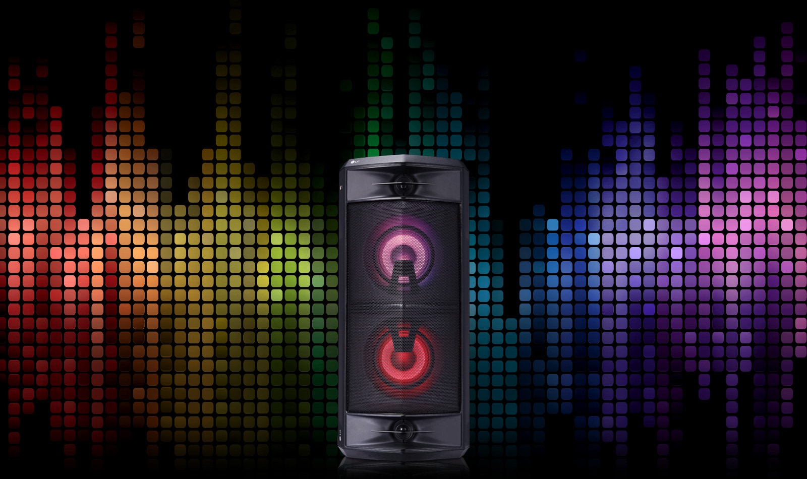 Altavoz gran potencia  LG FJ5, 220 W, Efectos DJ, Efectos vocales