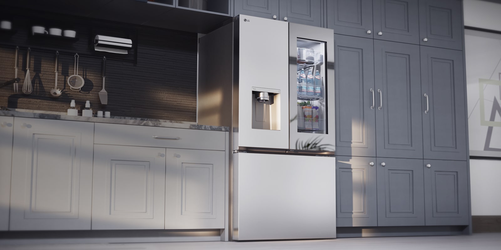 LG Counter-Depth MAX InstaView-køleskab