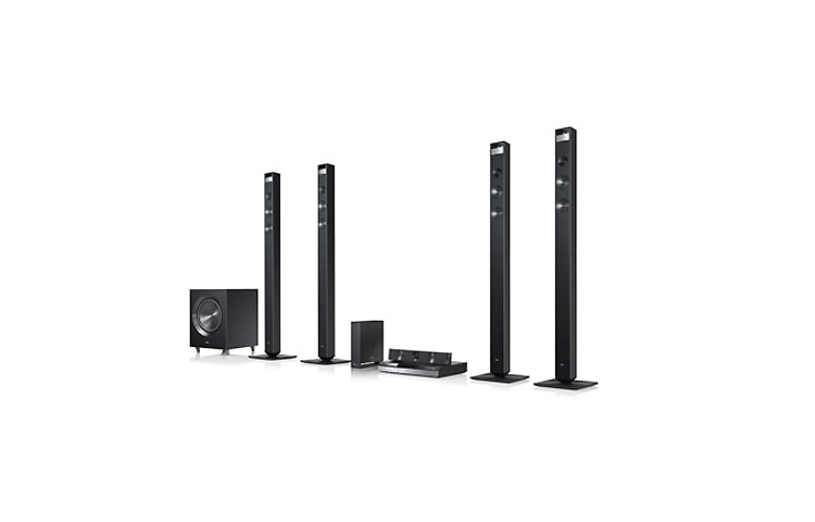 LG Cinema 3D Sound Blu-ray 9.1 hjemmebiosystem med Smart TV-tjenester, BH9520TWN