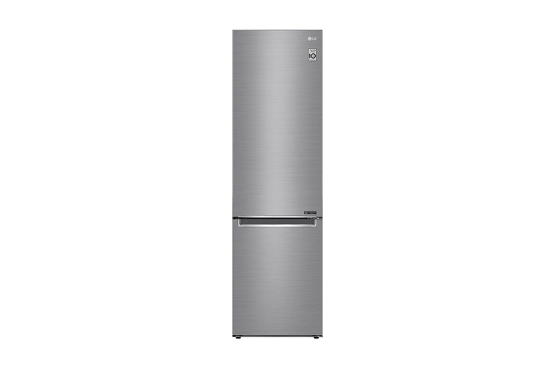 LG 2.03M 384L Kølefryseskab(Shiny Steel) - Energiklasse D, Door Cooling™ , GBB62PZGFN