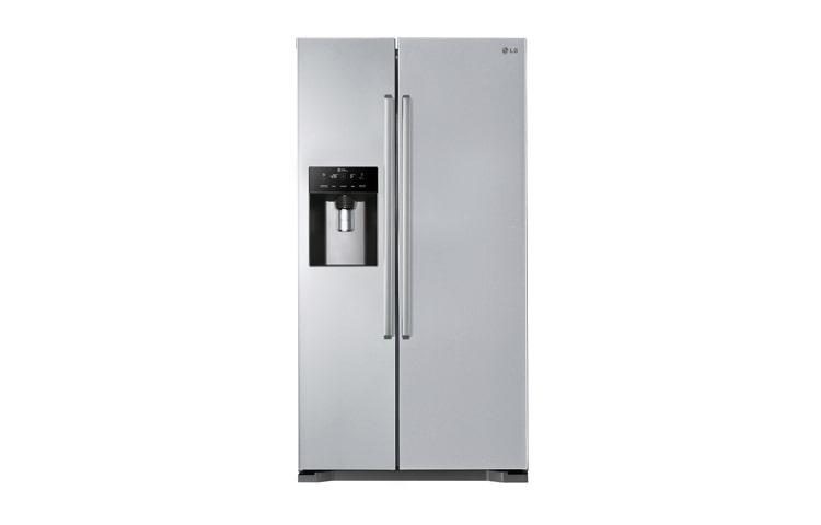 LG Afrimningsfrit side-by-side-skab i klasse A+ med isdispenser (508 L), GSL325PVCVD