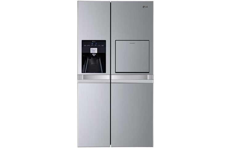 LG Afrimningsfrit side-by-side-skab i med stor kapacitet med isdispenser (540 L), GSP545NSQZ