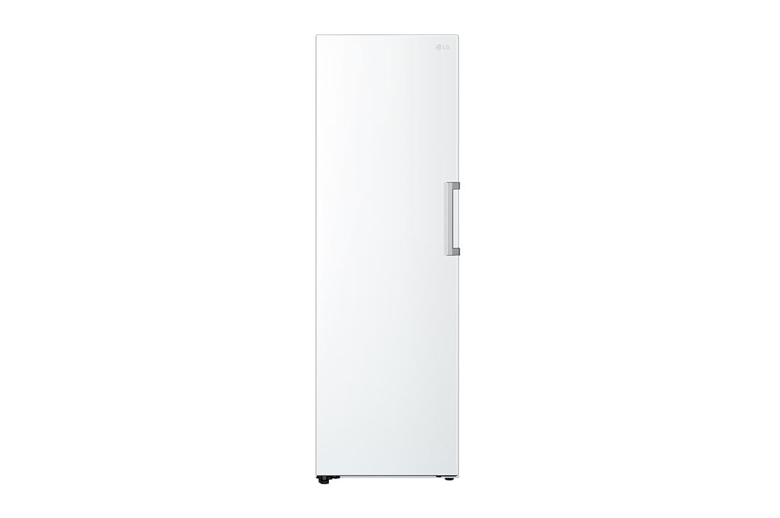 LG 324L Fritstående fryser (Hvid) - Energiklasse D, Total No Frost, Express Freeze, Front view, GFT41SWGSF