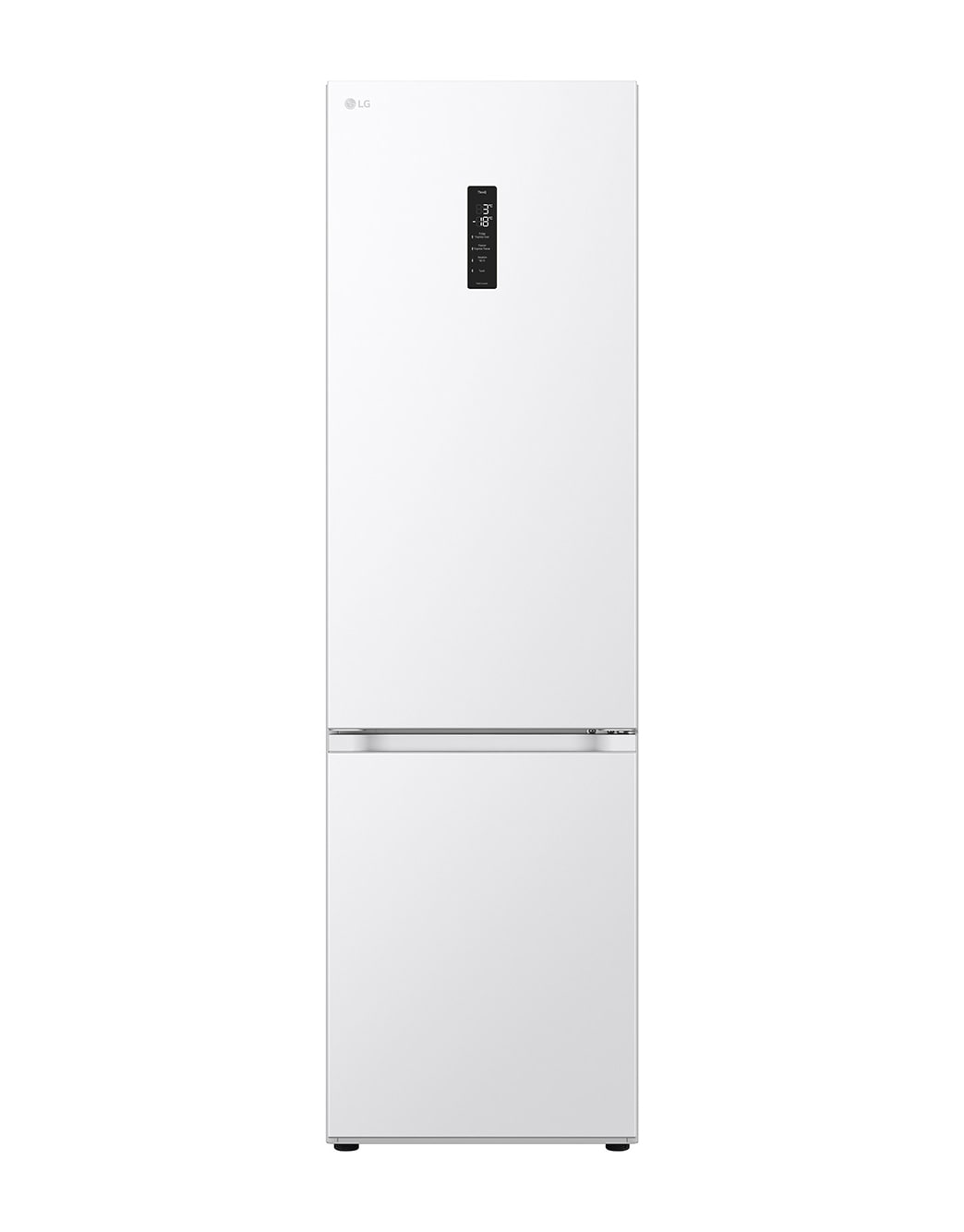 LG 2.03M 387L Kølefryseskab(Hvid) - Energiklasse D, Door Cooling™ og Smart Diagnosis™ med Wi-Fi, Frontvisning, GBV5250CSW