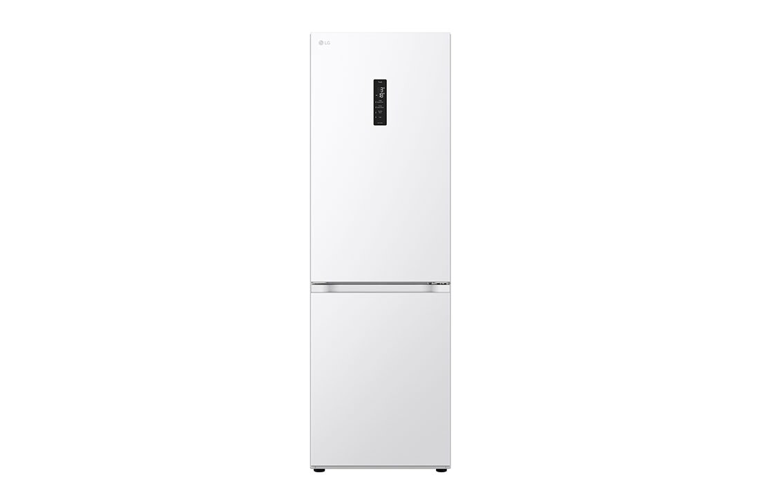 LG 1.86M 344L Kølefryseskab(Hvid) - Energiklasse E, Nature Fresh, Door Cooling+™ og Smart Diagnosis™, GBV3100ESW