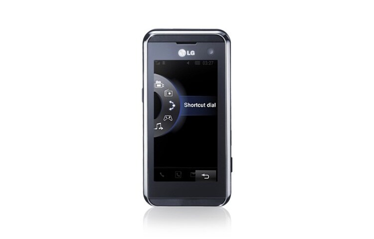 LG Mobiltelefon med 3'' touchscreen, 3 input-metoder, 3-megapixel kamera og intuitiv brugerflade, KF700