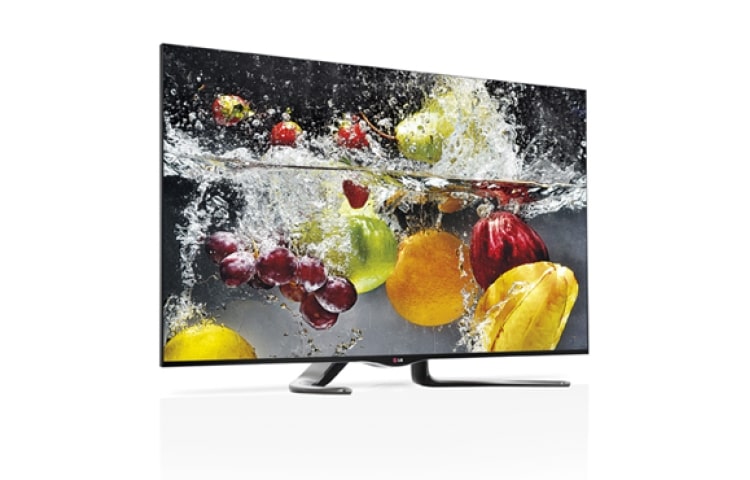 LG Specialdesignet 47'' SMART TV i Cinema Screen-serien med hvide detaljer og Magic Remote. Kraftfuld 1,2 GHz dual core-processor og hele 2 GB RAM. Cinema 3D, Wi-Fi og DLNA. , 47LA790W