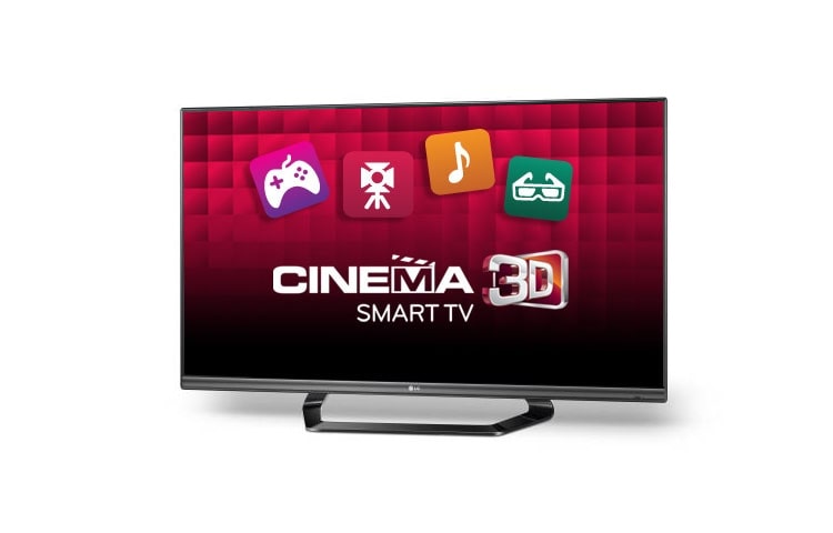 LG LED-tv med tynne rammer, Smart TV og Cinema 3D., 55LM640T