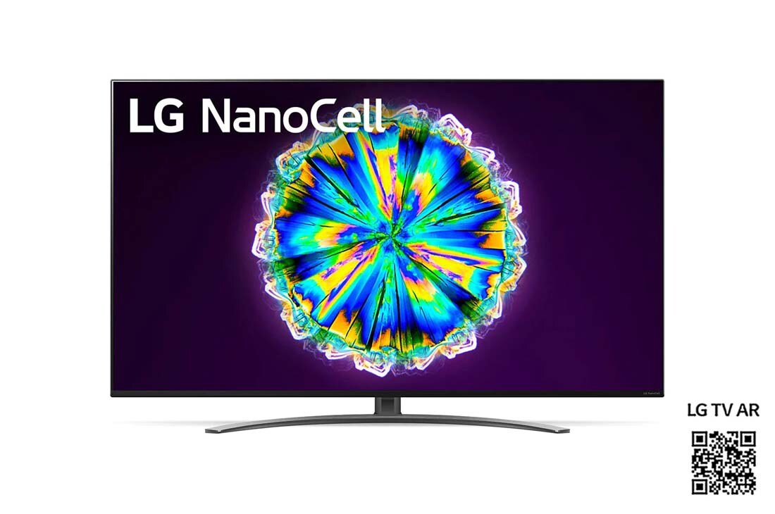LG 4K NanoCell TV, Front view with infill image, 49NANO866NA