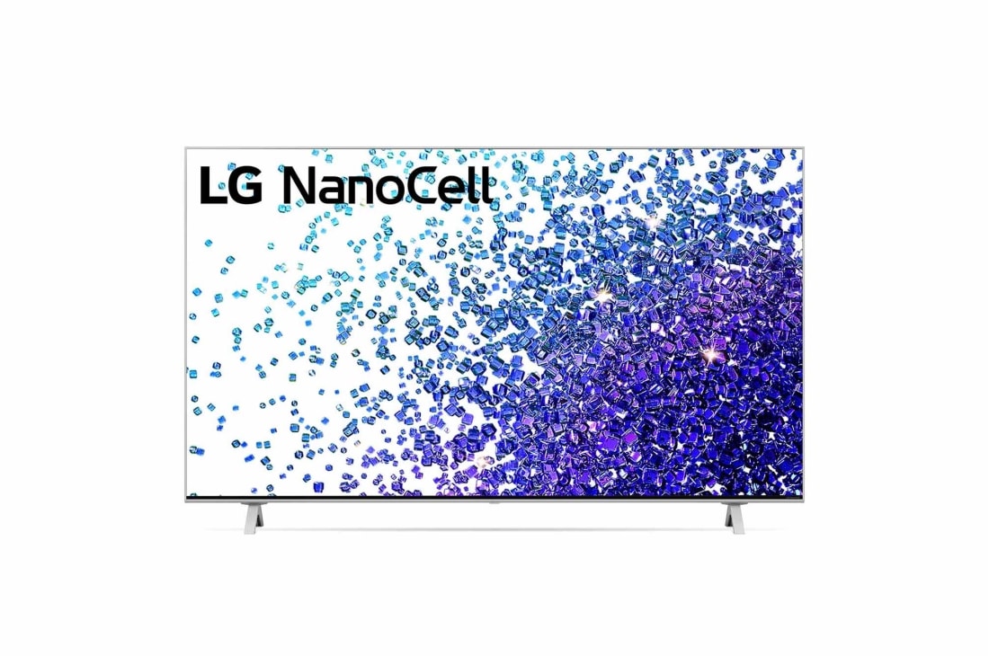 LG 55NANO776PA, LG NanoCell TV vist forfra, 55NANO776PA
