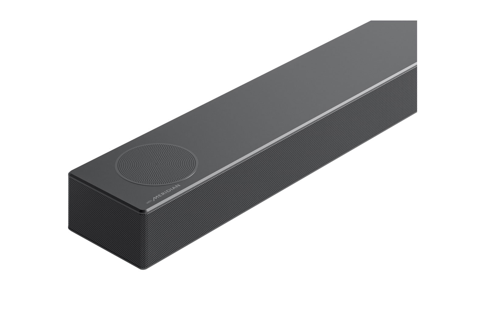 LG Barre de son 3.1.2 | 380W | Dolby Atmos | DTS:X | eARC | Hi-Res Audio, gros plan du côté gauche, S75Q