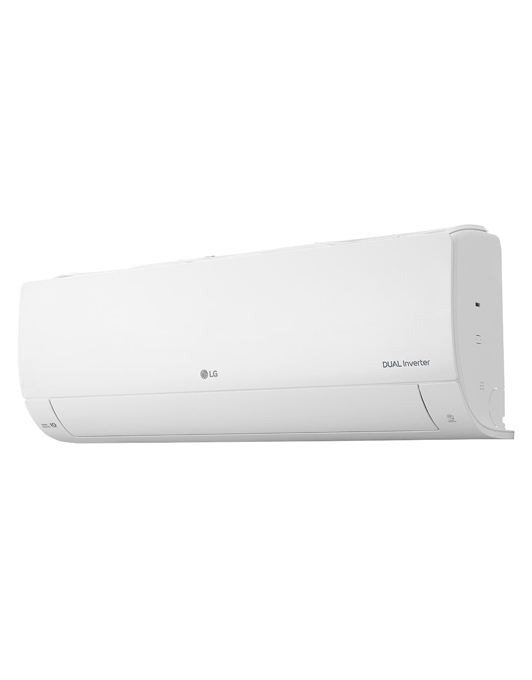 LG DUAL COOL | T3 | DUAL Inverter Compressor™ | 12 K BTU/h | Economie d’énergie | Refroidissement rapide | Wifi | Nettoyage automatique |  Silencieux, LG WIN12ALG Right View, DUAL12AT3