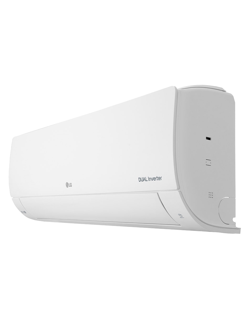 LG DUAL COOL | T3 | DUAL Inverter Compressor™ | 12 K BTU/h | Economie d’énergie | Refroidissement rapide | Wifi | Nettoyage automatique |  Silencieux, LG WIN12ALG Left View Open 30 degree, DUAL12AT3