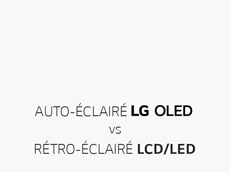 OLED AUTO-ÉCLAIRÉ vs LED RÉTRO-ÉCLAIRÉ