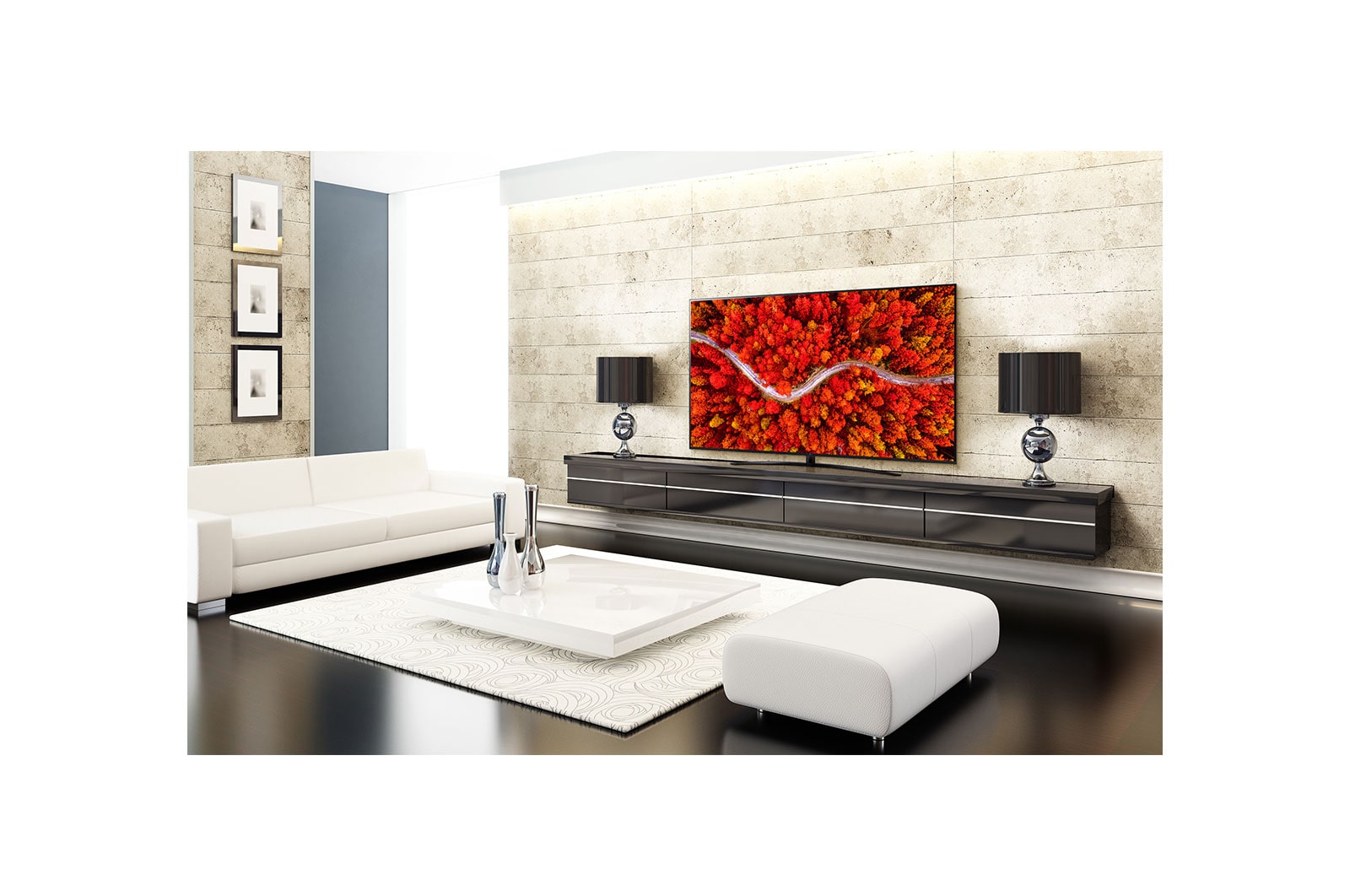 LG Smart TV LG UP77 43 pouces 4K UHD, Lifestyle image, 43UP77006LB