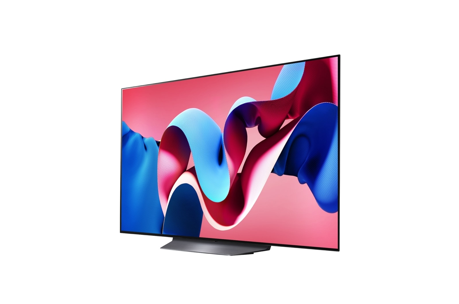 LG OLED Smart TV EVO CS4 4K | 55 pouces | Télécommande magique | AI Dolby Vision | webOS24 | 2024, Vue latérale gauche du LG OLED evo TV, OLED CS4, OLED55CS4VA