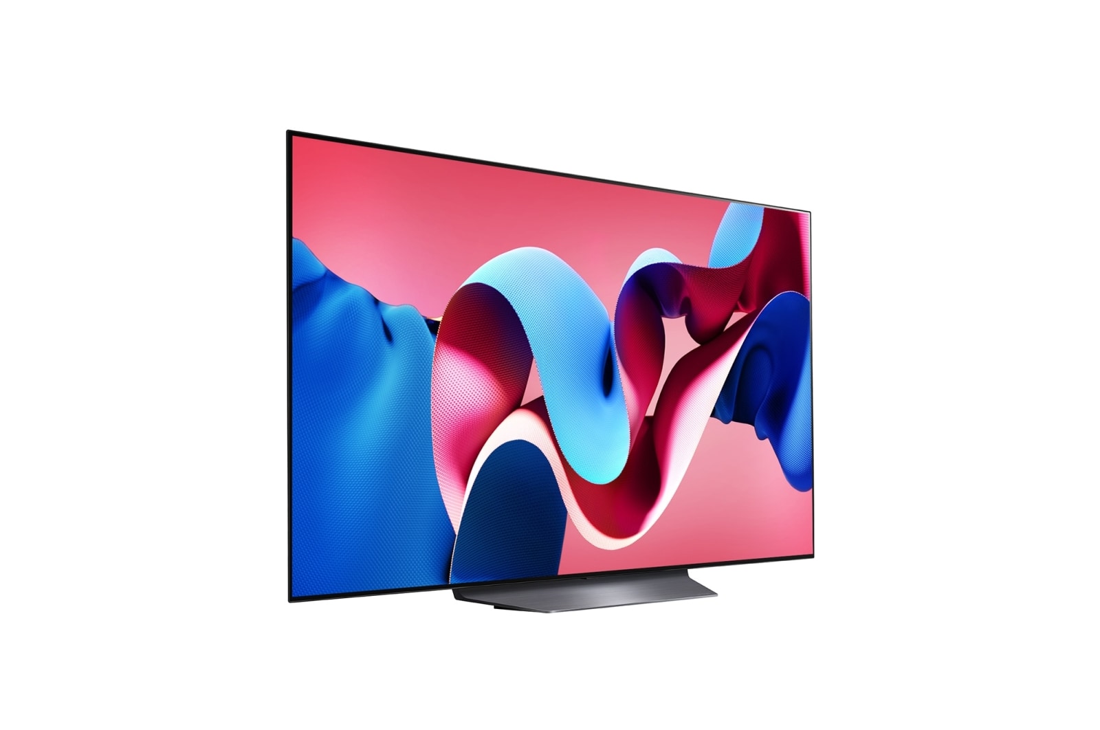 LG OLED Smart TV EVO CS4 4K | 55 pouces | Télécommande magique | AI Dolby Vision | webOS24 | 2024, Vue latérale droite du LG OLED evo TV, OLED CS4, OLED55CS4VA