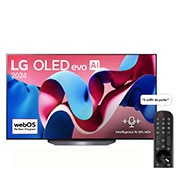 LG OLED Smart TV EVO CS4 4K | 55 pouces | Télécommande magique | AI Dolby Vision | webOS24 | 2024, Vue avant avec LG OLED evo AI TV, OLED CS4, emblème TV OLED N° 1 mondial depuis 11 ans et logo du programme webOS Re:New à l’écran, OLED55CS4VA, thumbnail 11