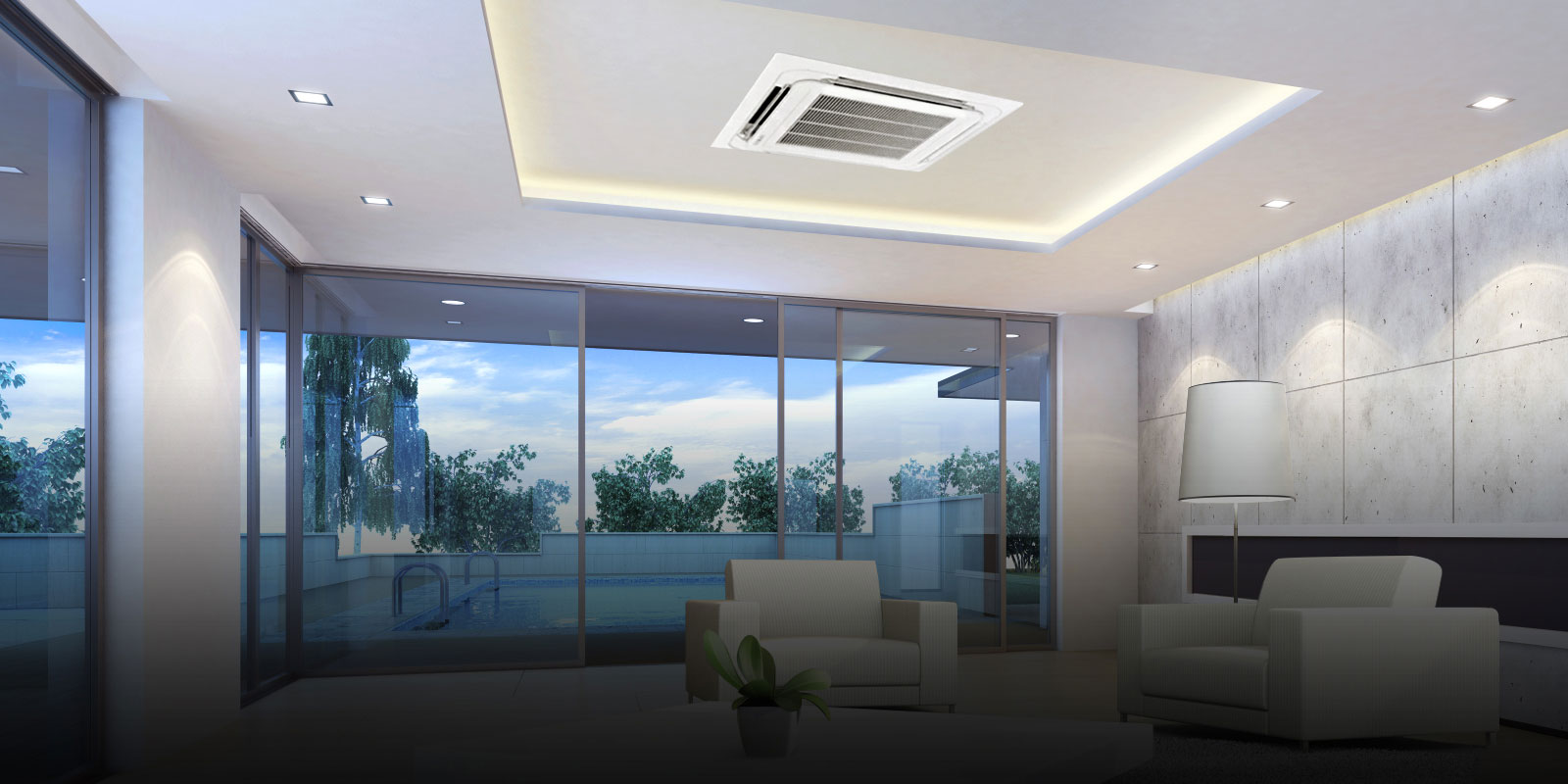 Lg Ceiling Mounted Cassette Climate Control System Lg East Africa 8371