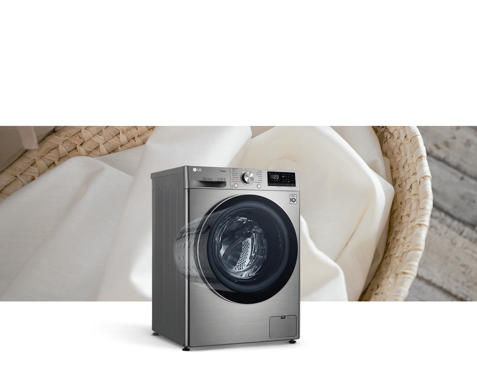LG 8 Kg Front Load Washing Machine F2T2TYM1S