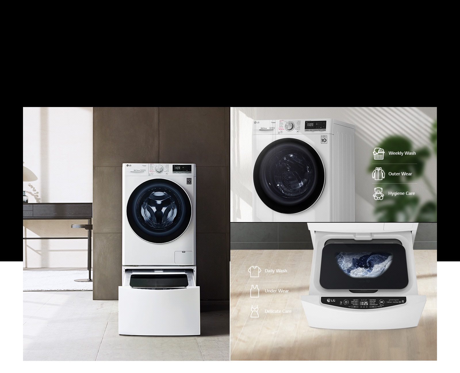 Machine: Care Advanced LG F4V5VYP2T Washing Laundry