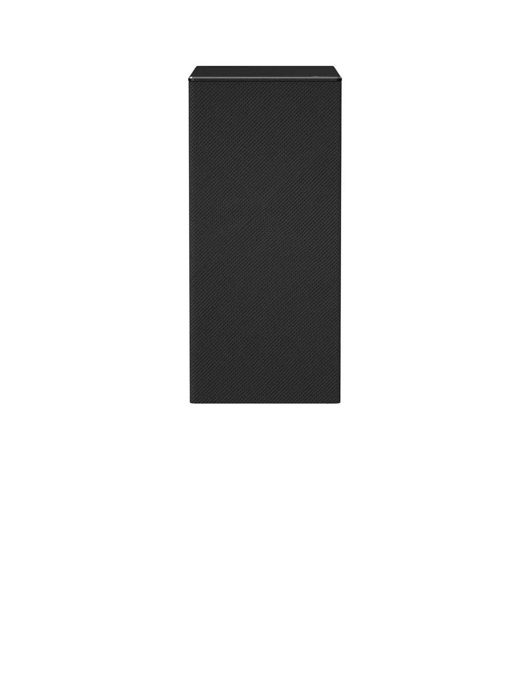 LG SN5 |  400W | 2.1ch | DTS Virtual:X | AI Sound Pro, front view of sub woofer, SN5