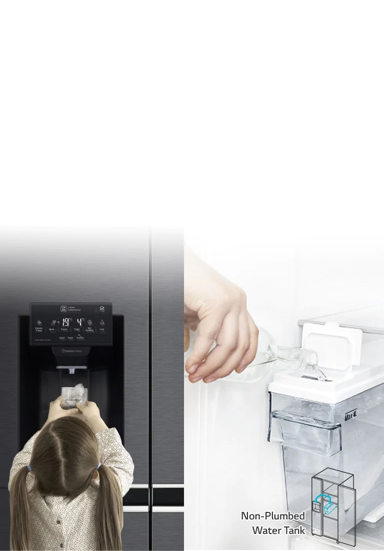 LG GC-J247SQXV 601L Tall Ice & Water Dispenser