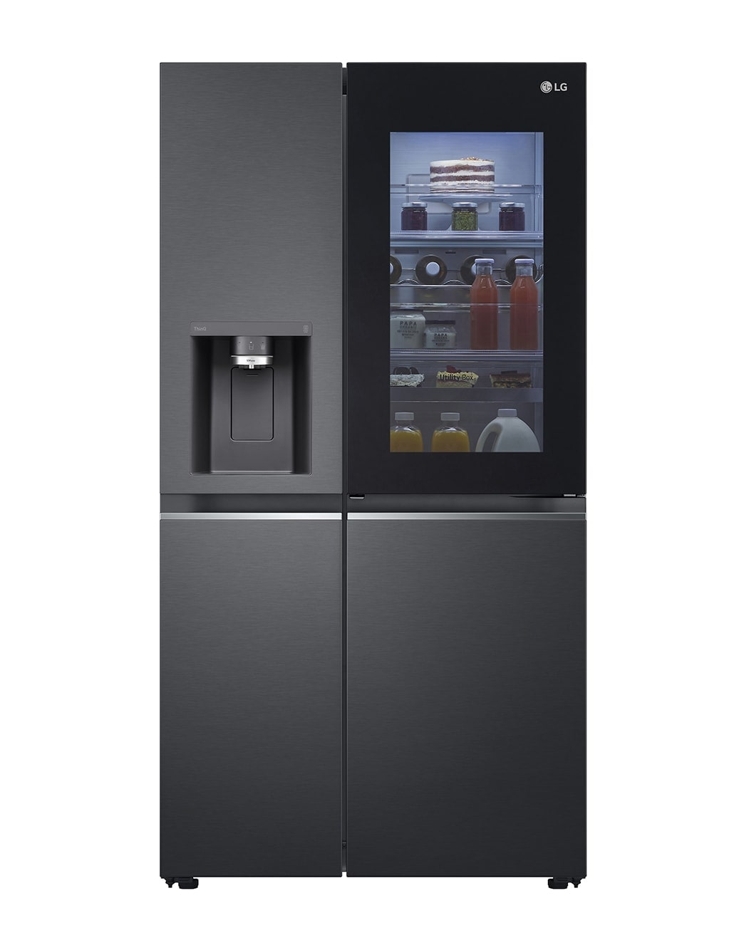 lg 611l side by side fridge gc x257cqes