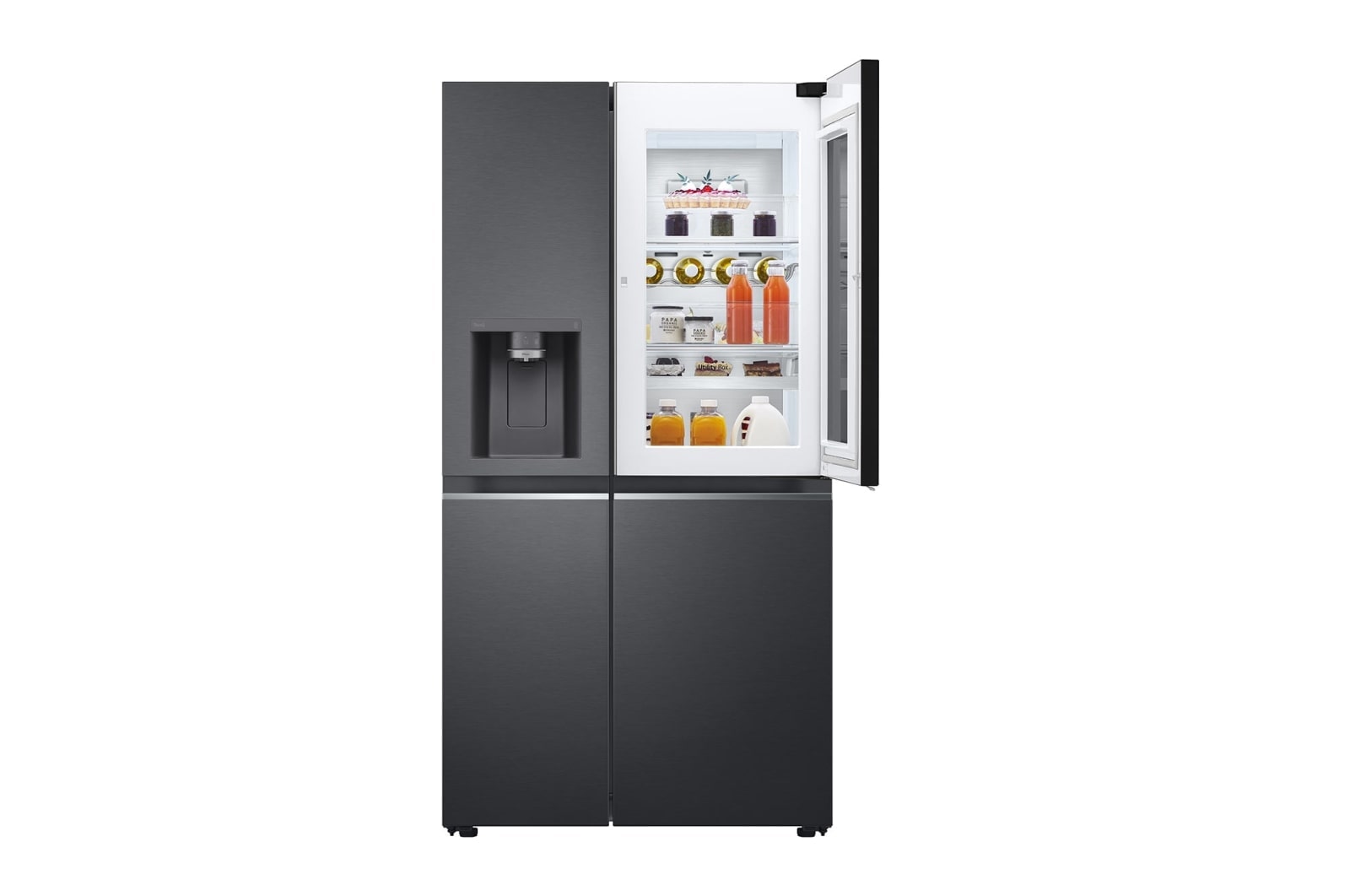 lg 611l side by side fridge gc x257cqes