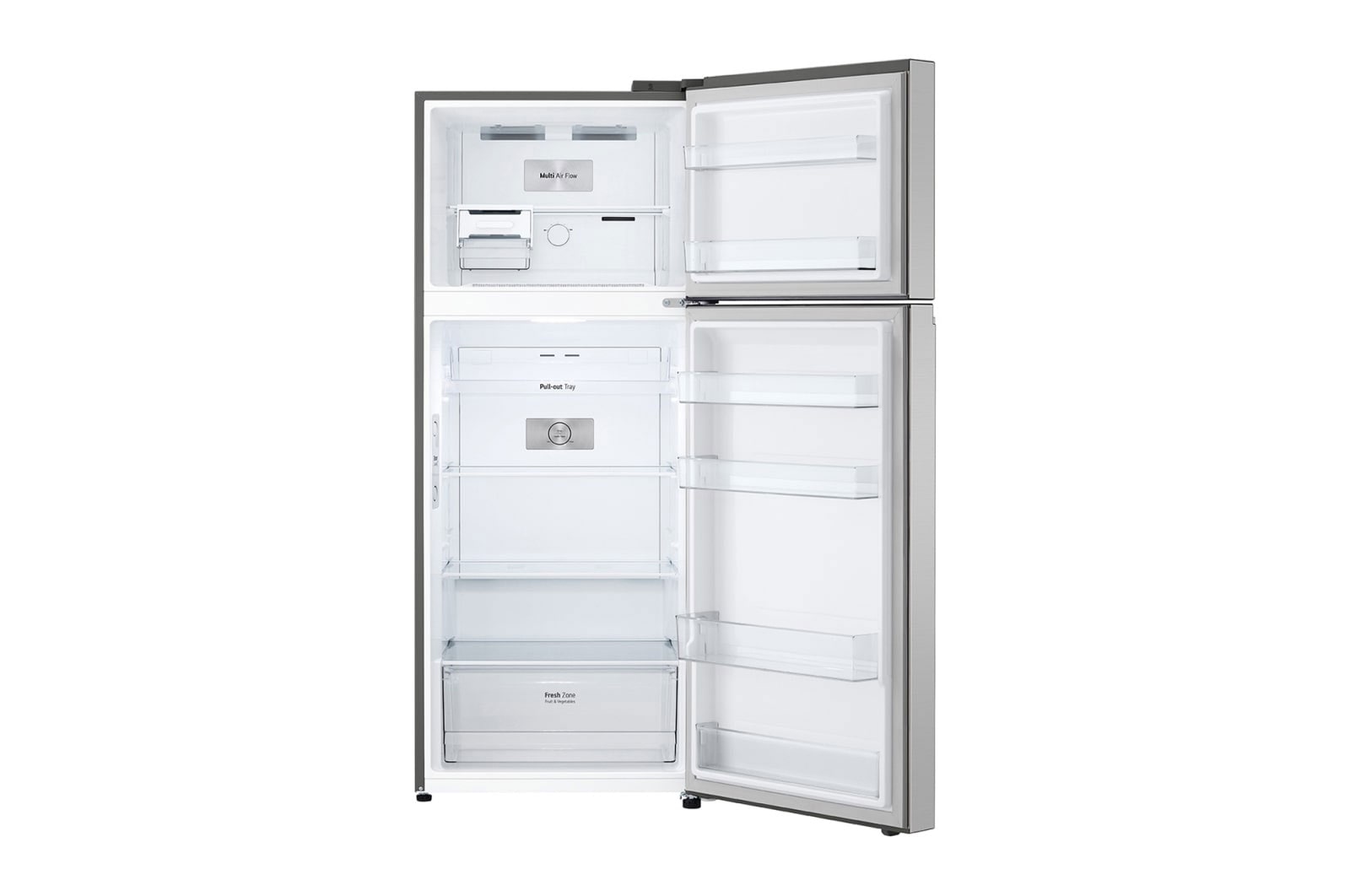 LG 395(L) | Top Freezer Refrigerator |Smart Inverter Compressor | LinearCooling™ | DoorCooling+™, GL-B492PLGB